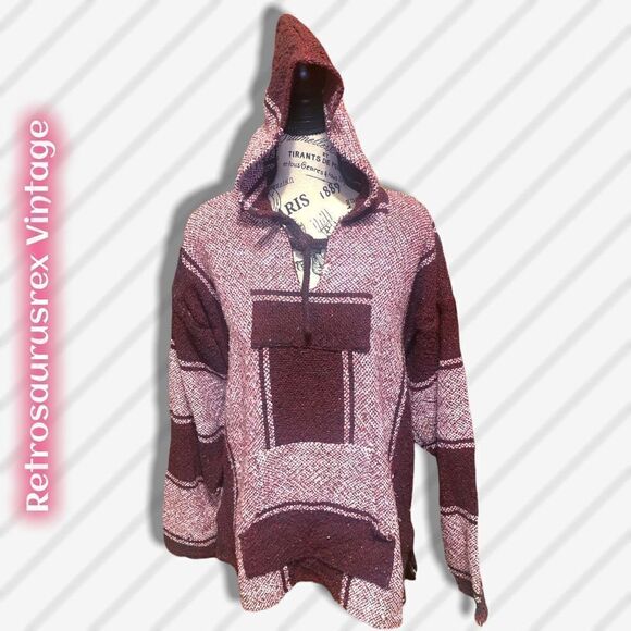 VINTAGE Mexican Poncho - Picture 5 of 6